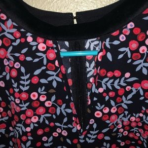 LOFT: All Over Printed Long Sleeve Dress.